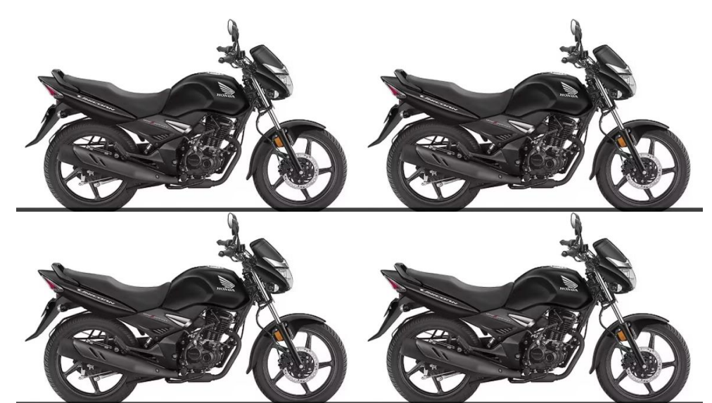 Black Honda motorcycle